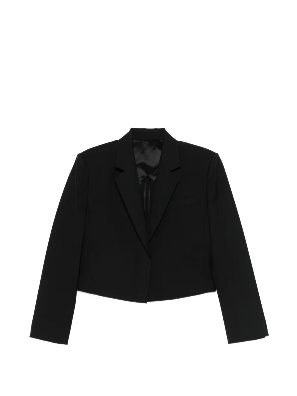 Juun.J cropped blazer - Nero