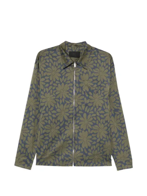 Prada floral zipped shirt