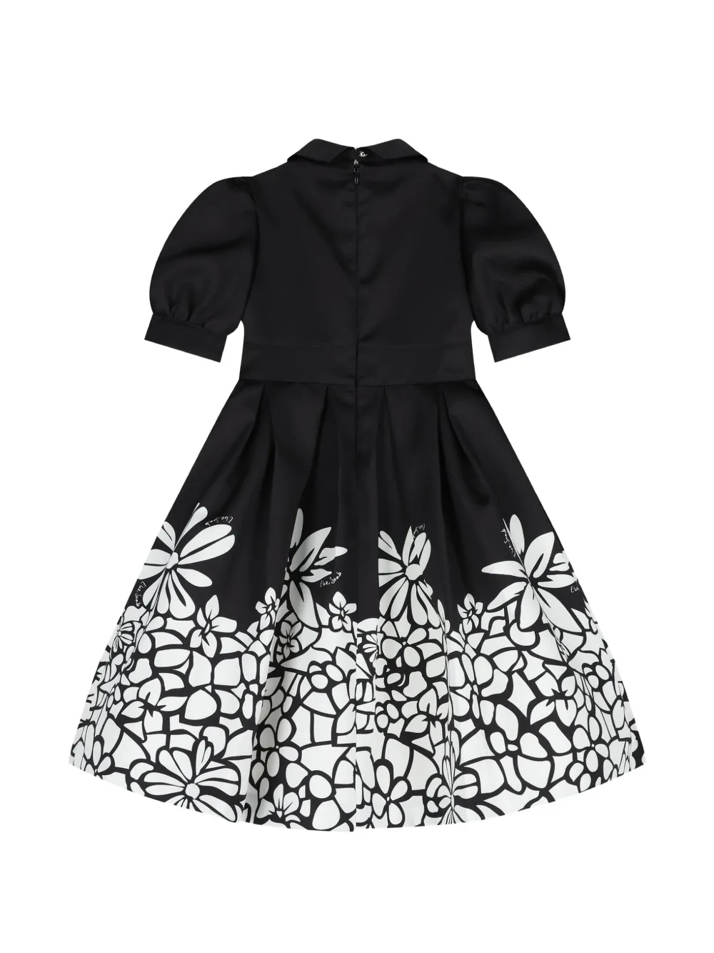 ELIE SAAB JUNIOR Jurk met bloemenprint Zwart