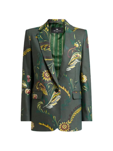 ETRO floral-pattern blazer