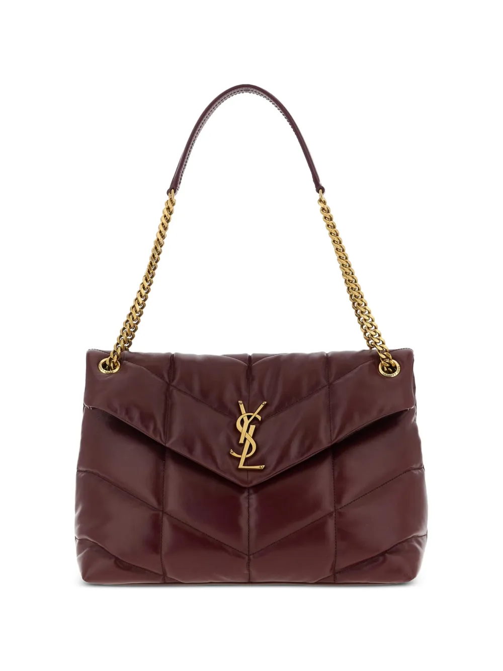 Saint Laurent medium puffer-design shoulder bag - Red