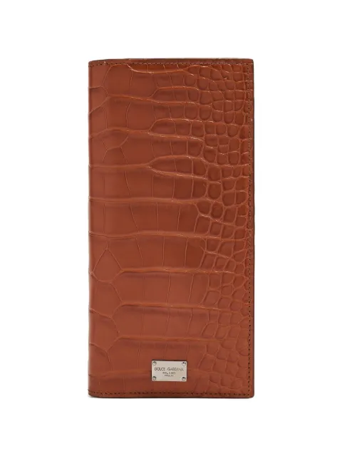 Dolce & Gabbana crocodile-effect wallet