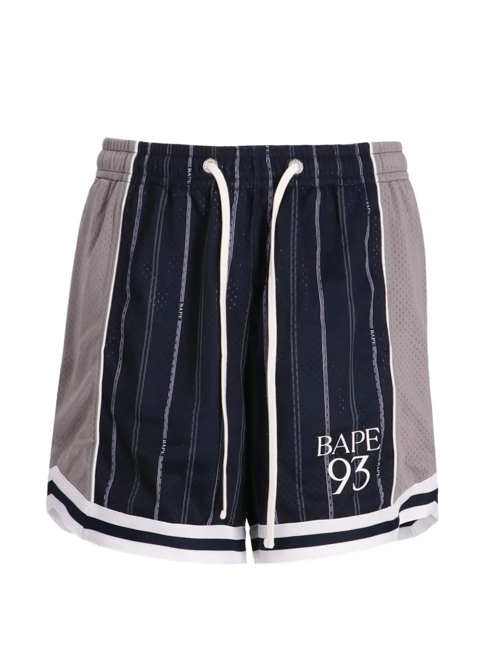 A BATHING APE® logo-detail shorts - Blu