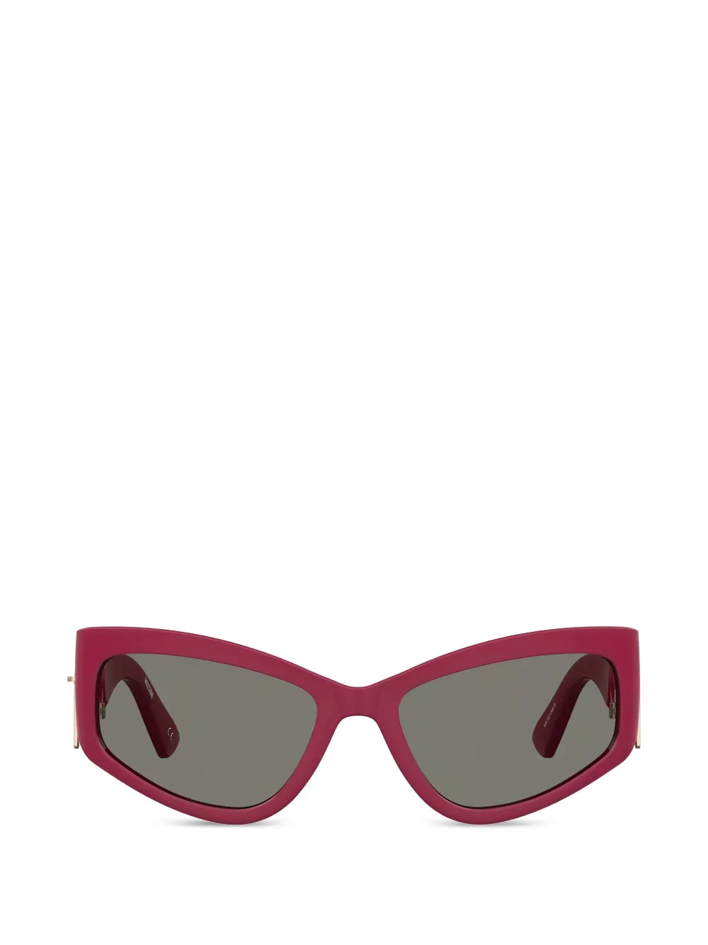 Moschino cat-eye zip sunglasses - Rosso