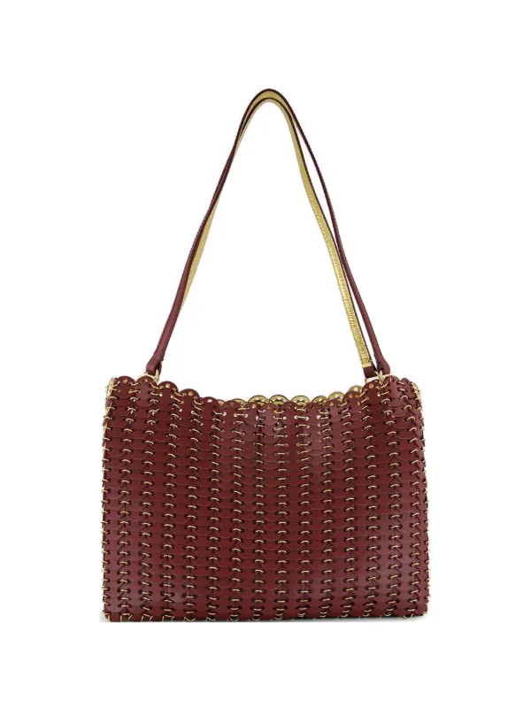 Rabanne 1969 Reversible Shoulder Bag in Red