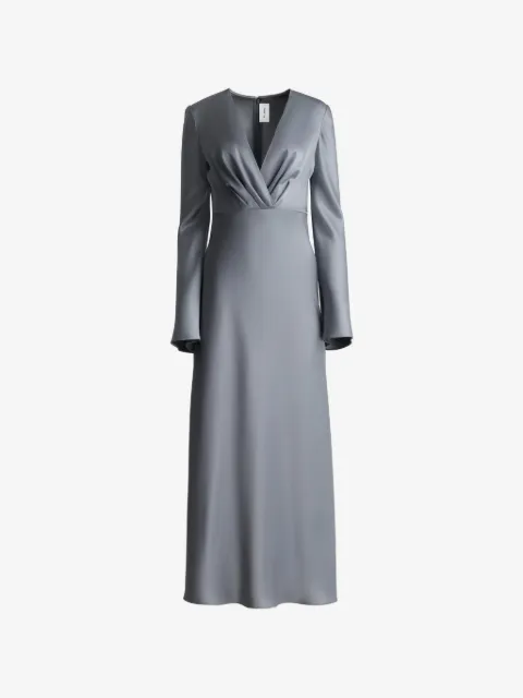 St. John Faith crossover midi dress