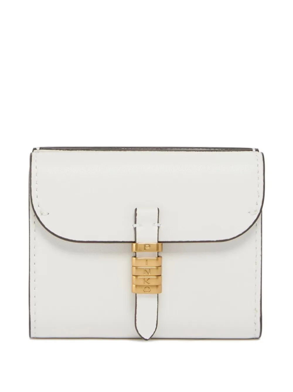 PINKO ring-detail wallet - Bianco