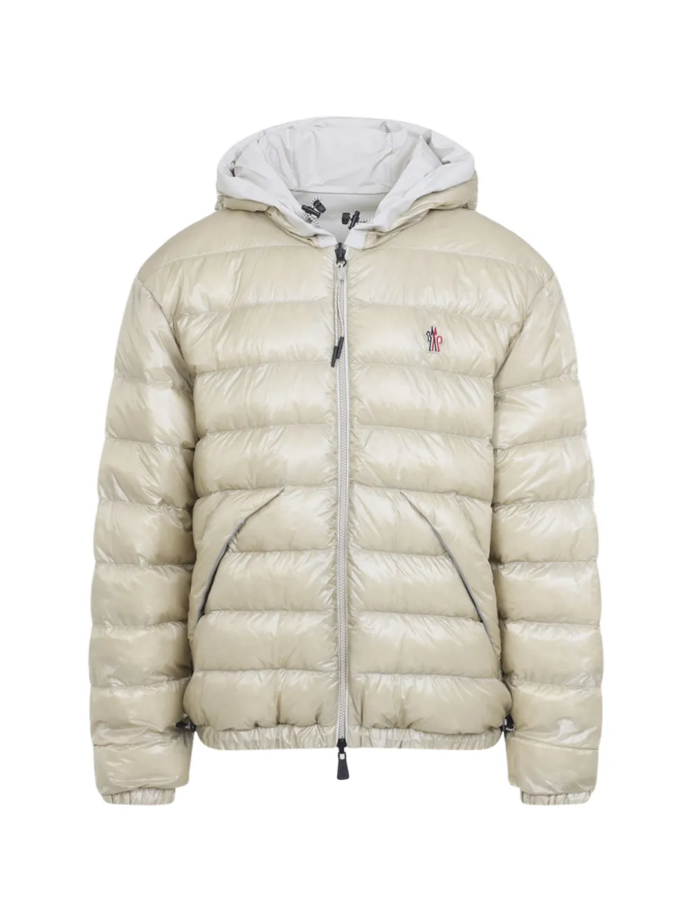 Moncler Grenoble Berguns omkeerbaar gewatteerd donsjack Beige