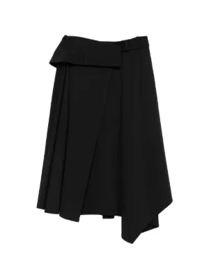 Sacai プリーツ スカート | ブラック | FARFETCH JP