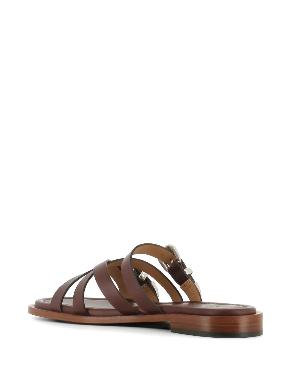 Sartore buckle-strap flat sandals Bruin