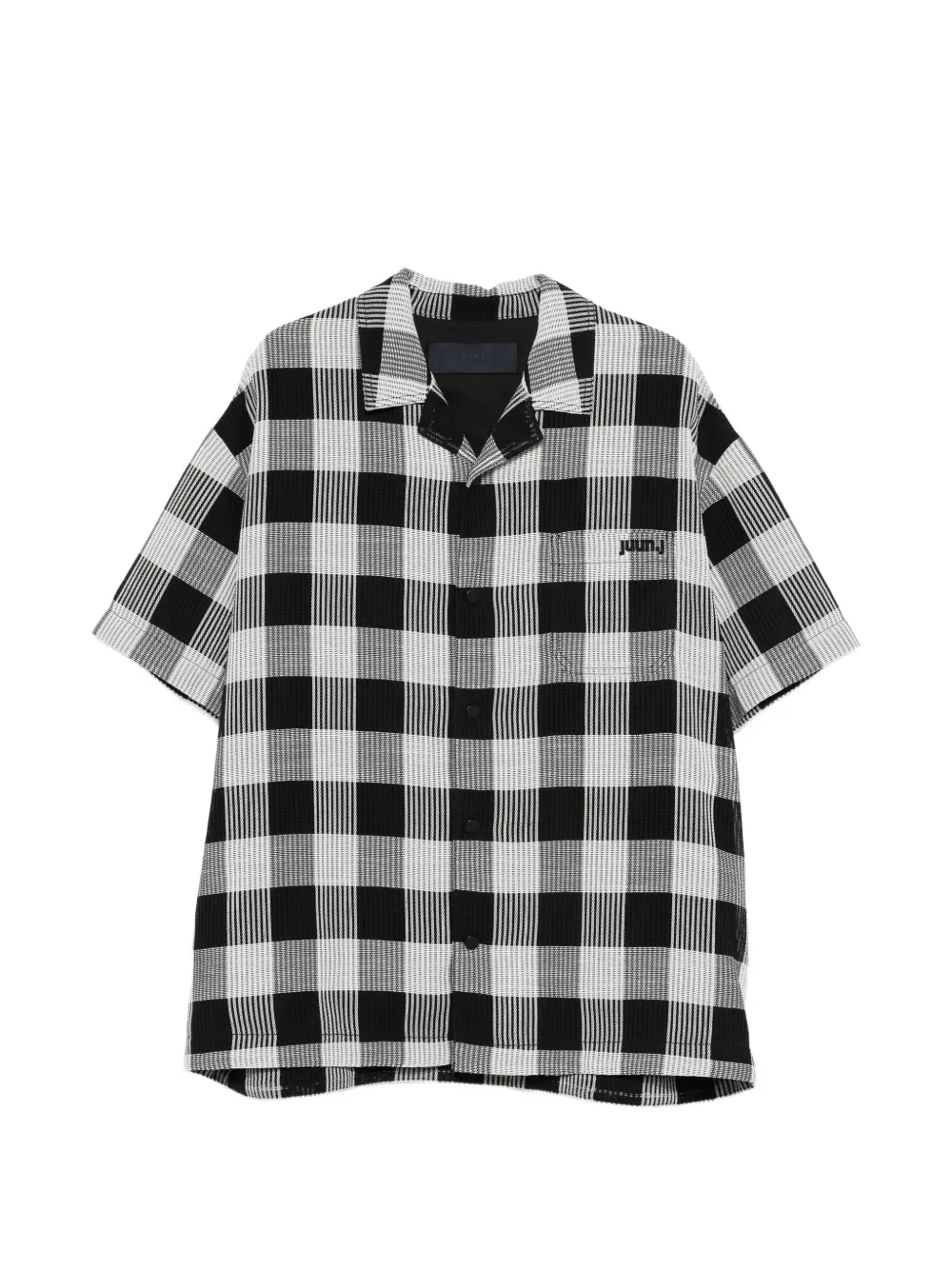 Juun.J short-sleeve shirt - Black