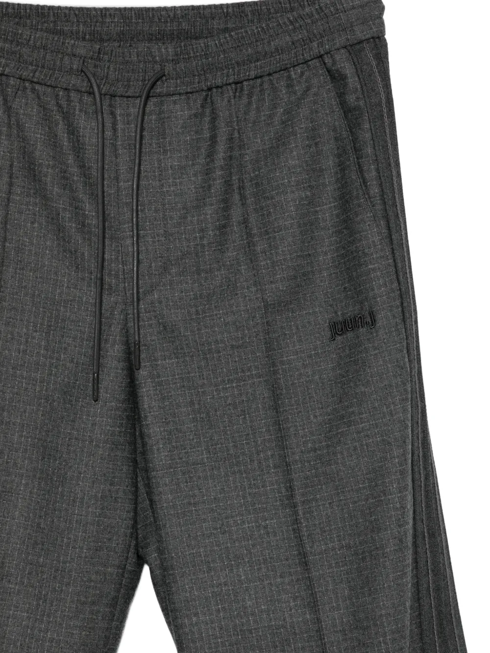 Juun.J Geruite broek Grijs
