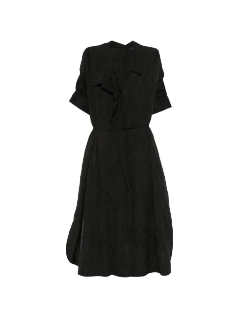 Juun.J vestido camisero arrugado