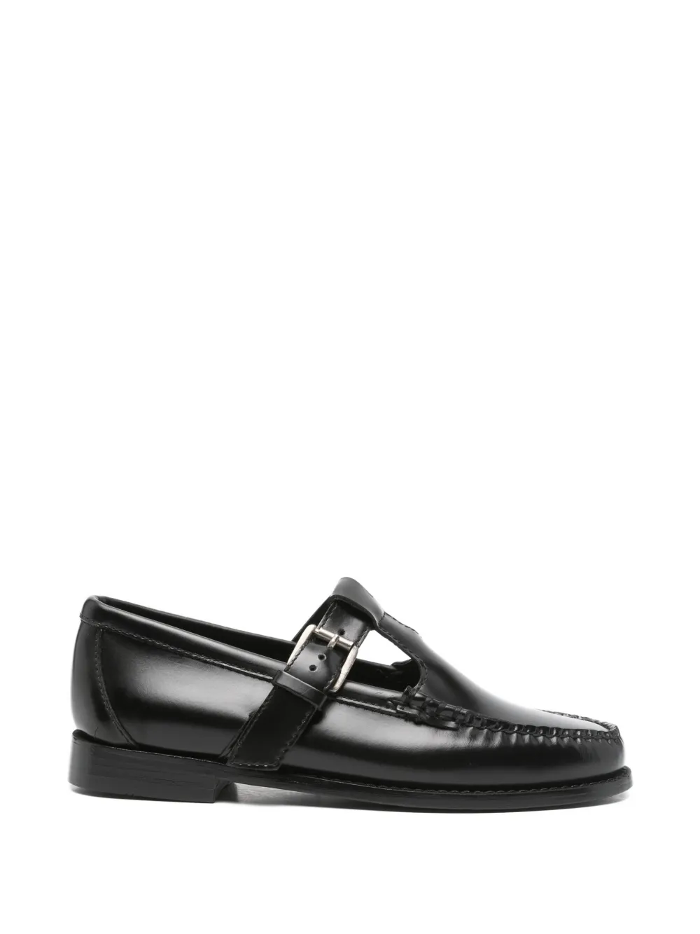 G.H.Bass Weejuns buckle-strap leather Mary Jane shoes - Schwarz