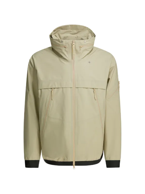Stoneジャケット Stone Island Stellina ジップジャケット | ニュートラル | FARFETCH JP