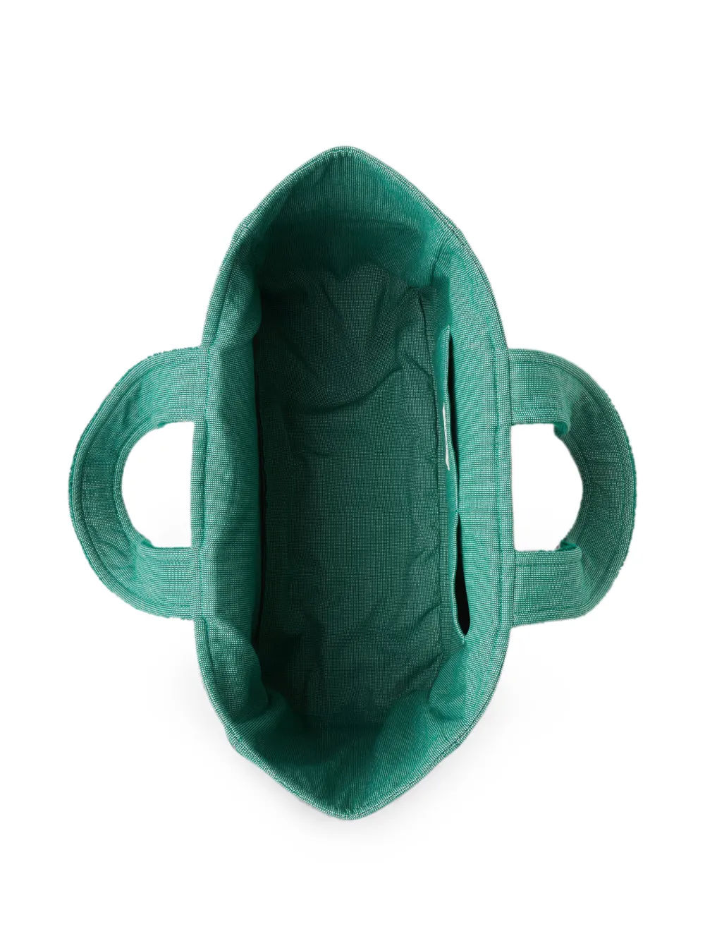 Versace Katoenen badstof jacquard shopper Groen