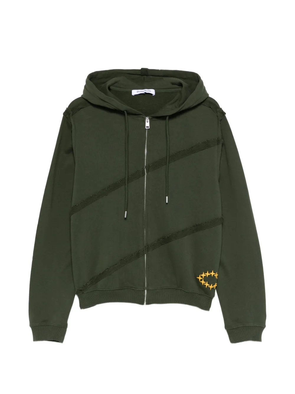 Études Studio zip-up hoodie - Green