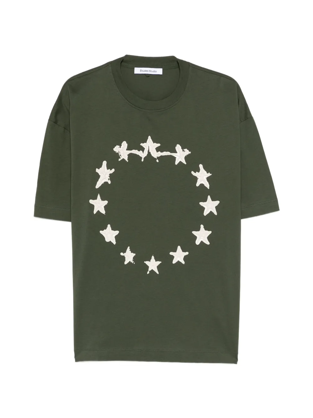 Etudes Studio Star-graphic T-shirt In Green