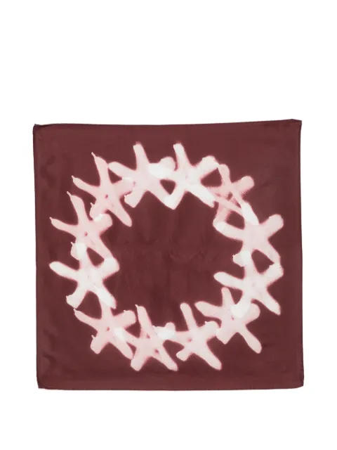 Études Studio Europa spray-effect cotton bandana