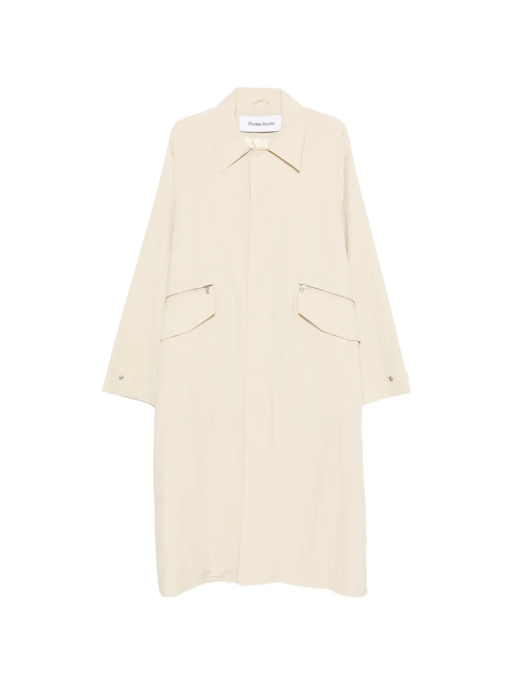 Études Studio zip-pockets overcoat - Toni neutri