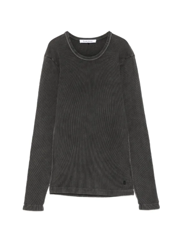 Études Studio リブ ロングTシャツ | ブラック | FARFETCH JP