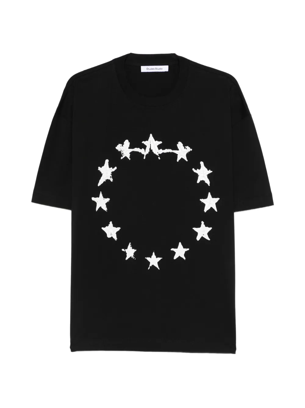 Etudes Studio Star-graphic T-shirt In Black