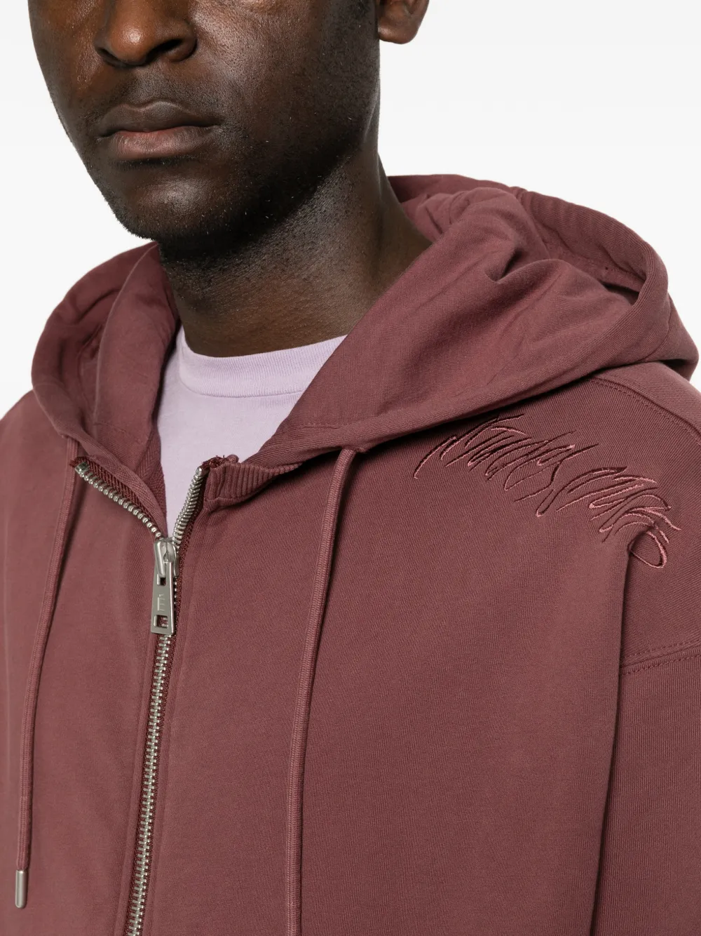 Études Studio hoodie met rits Rood