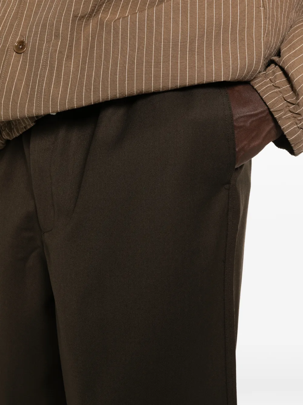 Études Studio Shorts met elastische trekkoord Bruin