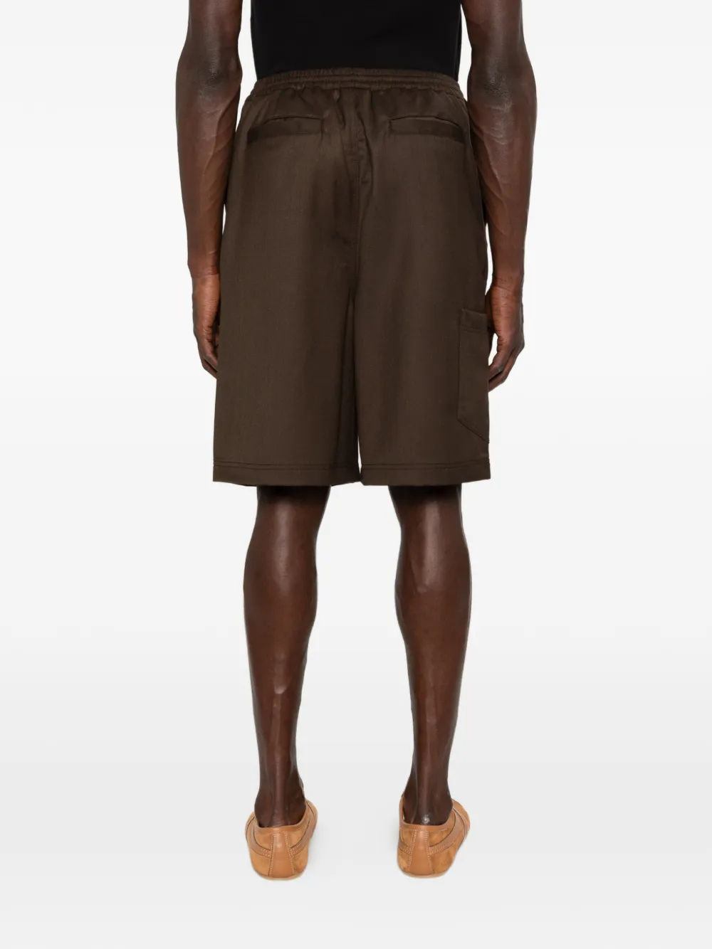 Études Studio Shorts met elastische trekkoord Bruin