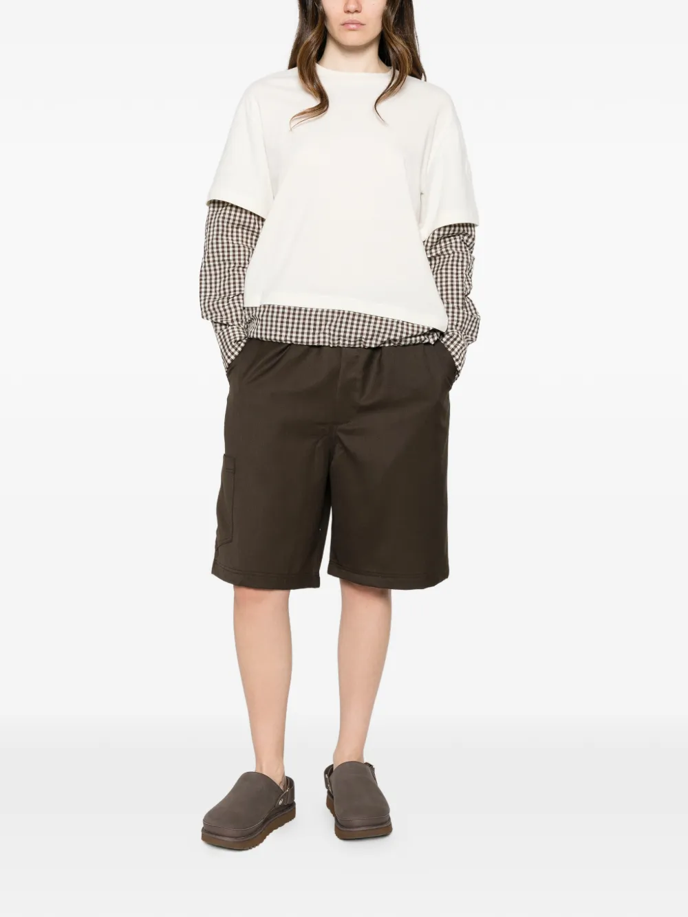 Études Studio Shorts met elastische trekkoord Bruin