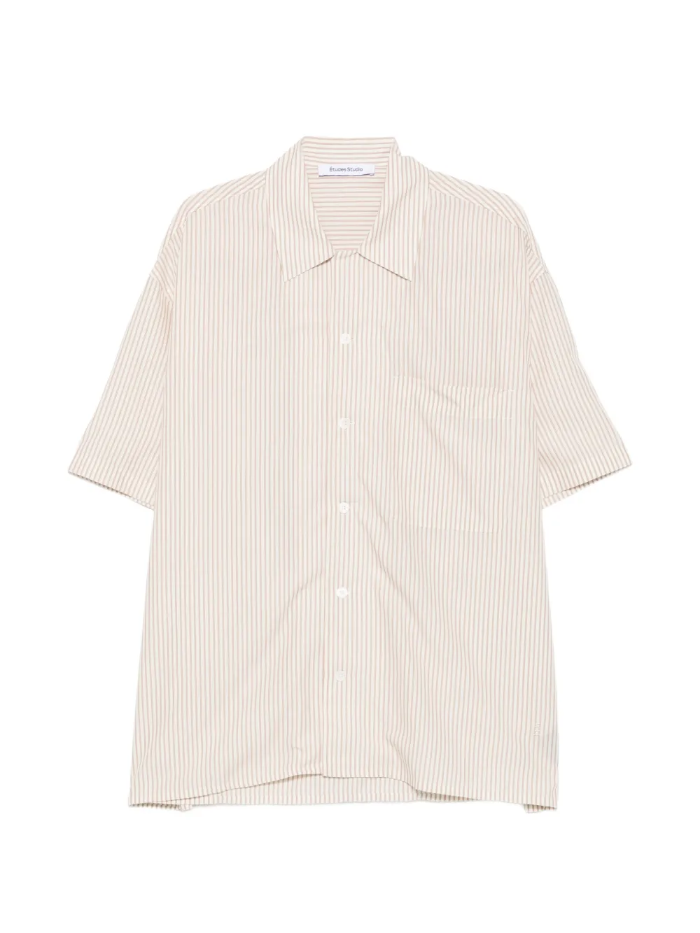 Études Studio buttoned striped shirt - Toni neutri