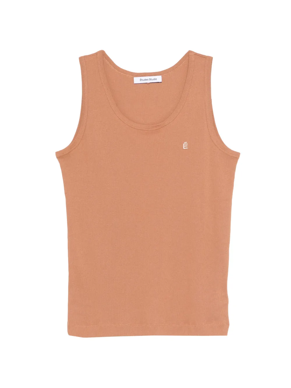 Études Studio Canotta con logo - Marrone