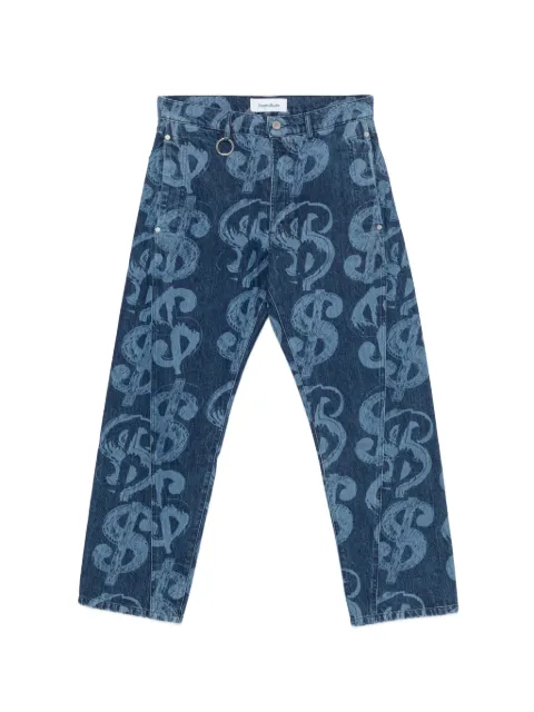 Études Studio x Andy Warhol dollar-sign print jeans