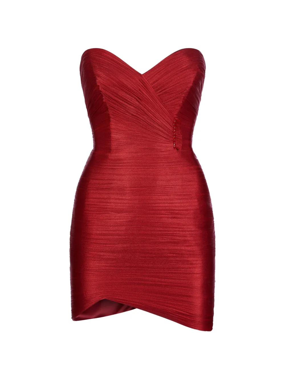 IMROSKA Imroska 15 strapless mini dress - Rosso