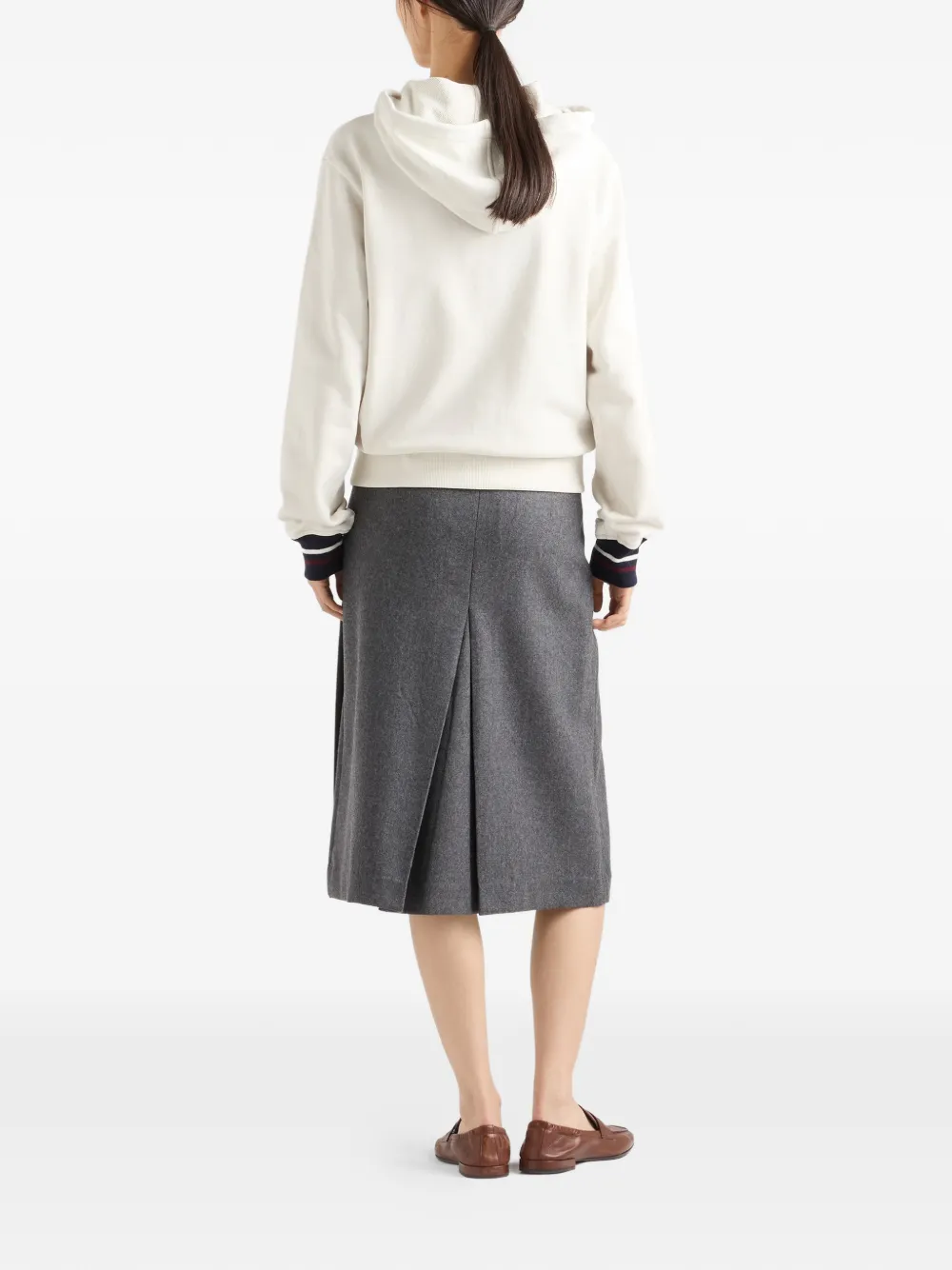 Prada ジップアップ パーカー | ホワイト | FARFETCH JP