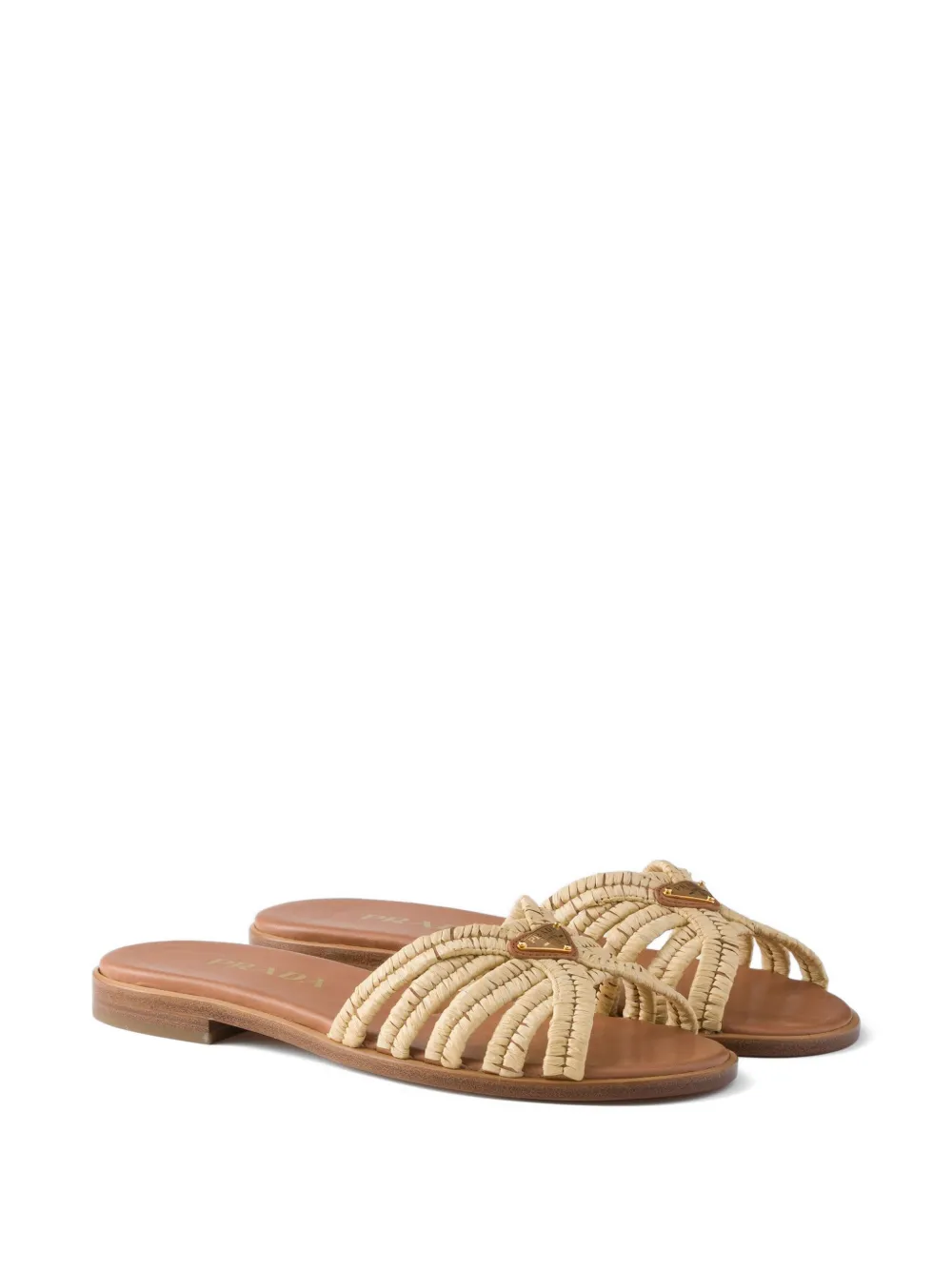 Prada Gehaakte sandalen Beige