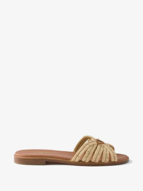 Prada crochet slides
