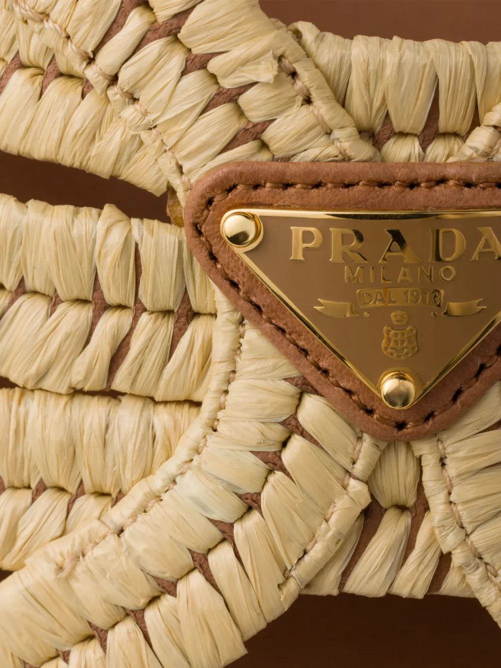 Prada Gehaakte sandalen Beige
