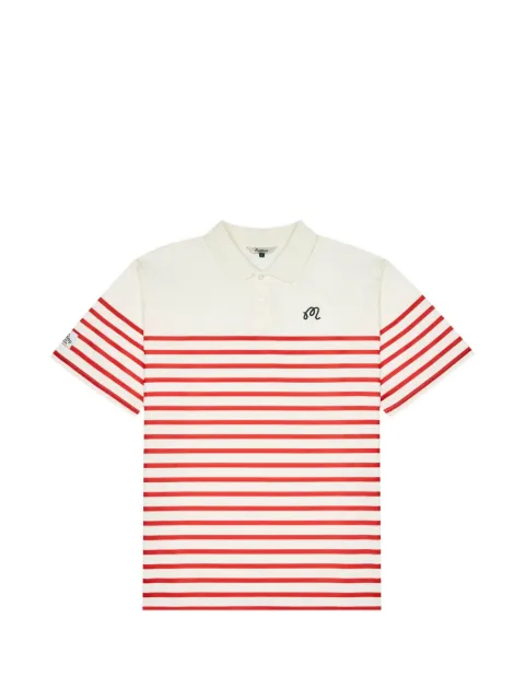 Malbon Golf playera tipo polo con motivo de rayas