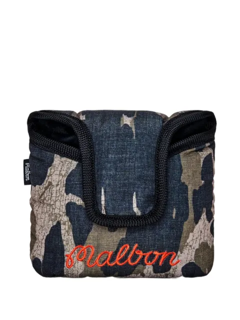 Malbon Golf logo-embroidered mallet cover