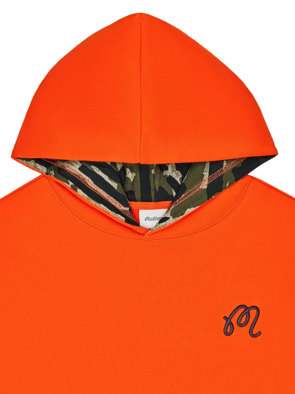 Malbon Golf Hoodie met geborduurd logo Oranje