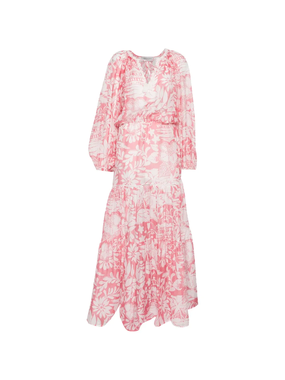 ERMANNO FIRENZE floral-print maxi dress - Pink