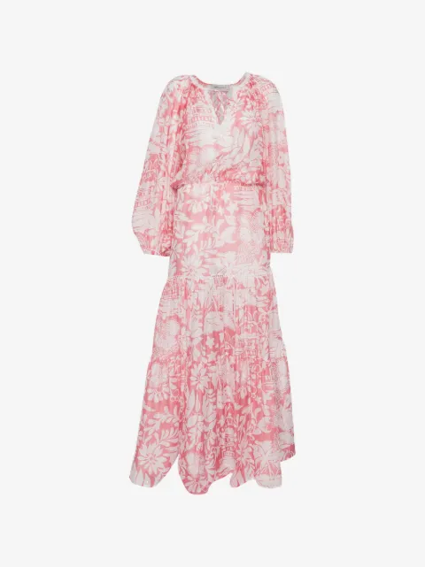 ERMANNO FIRENZE floral-print maxi dress