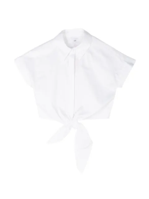 Adam Lippes Mila tie detail top