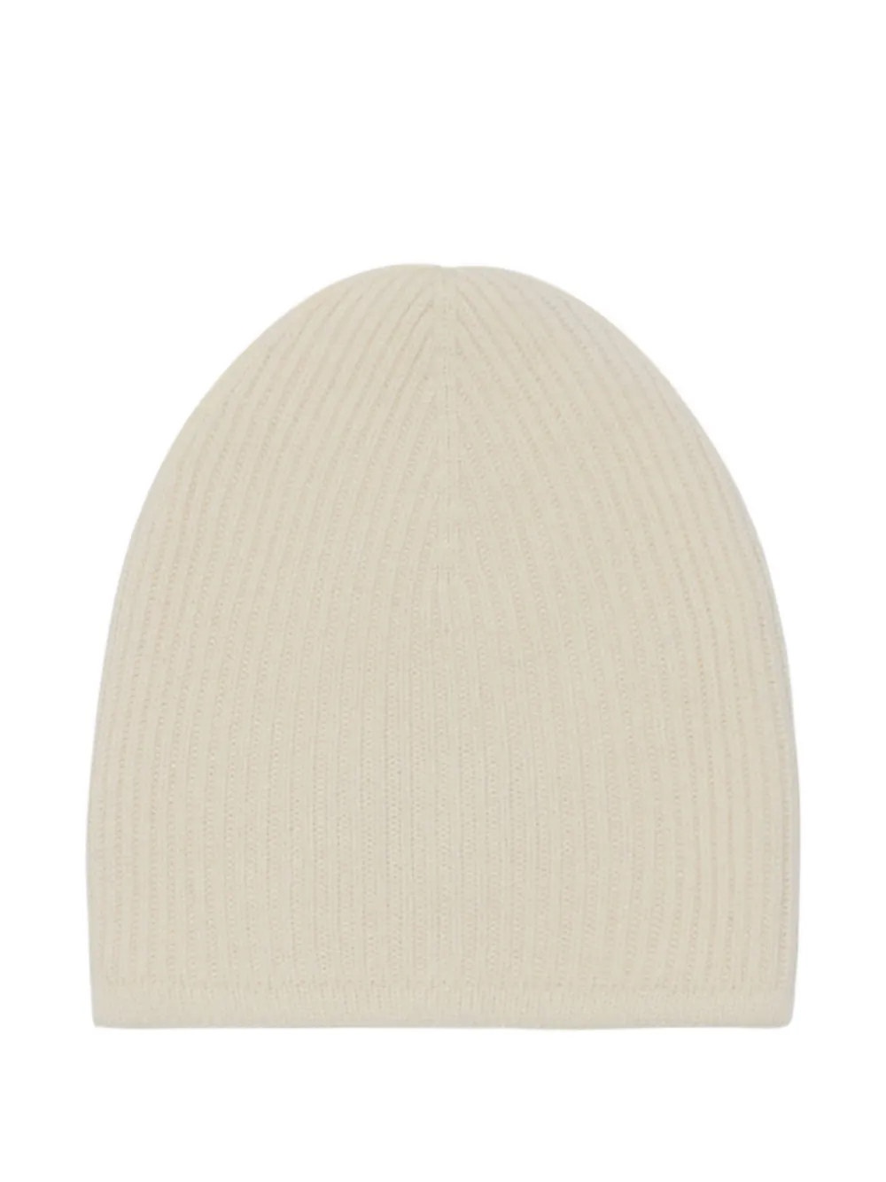ALONPI ribbed cashmere beanie hat - Toni neutri