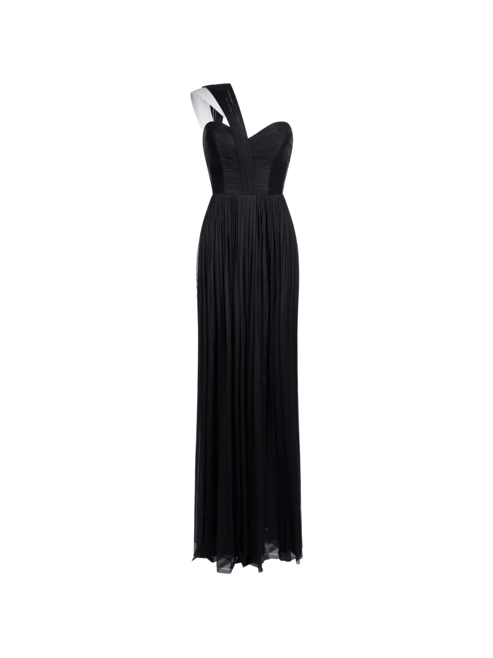 IMROSKA Imroska 21 one-shoulder draped maxi dress - Nero