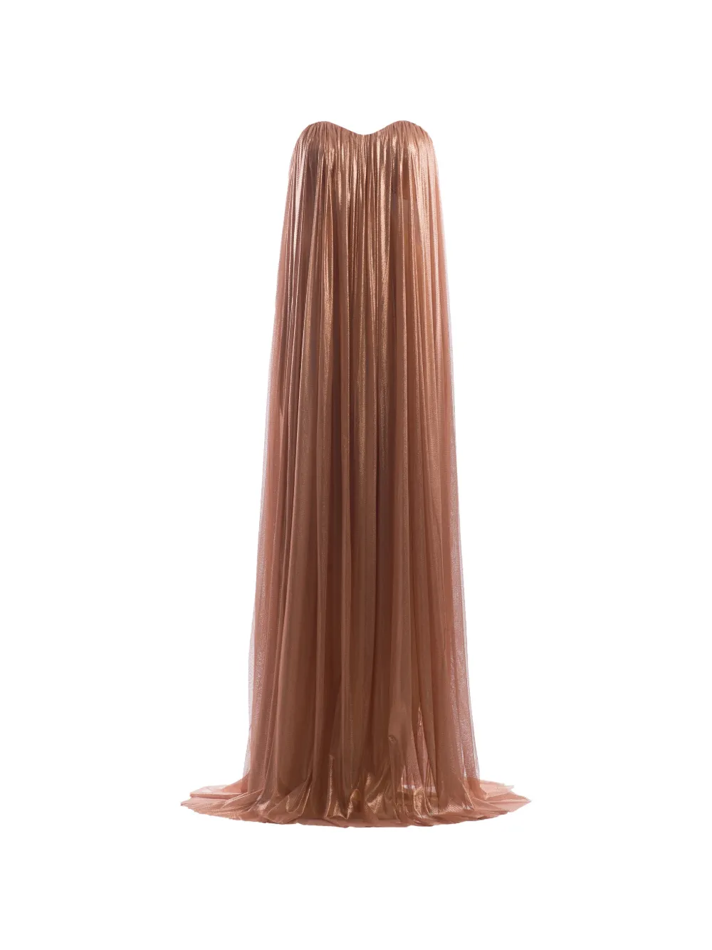 IMROSKA Gaia strapless maxi dress
