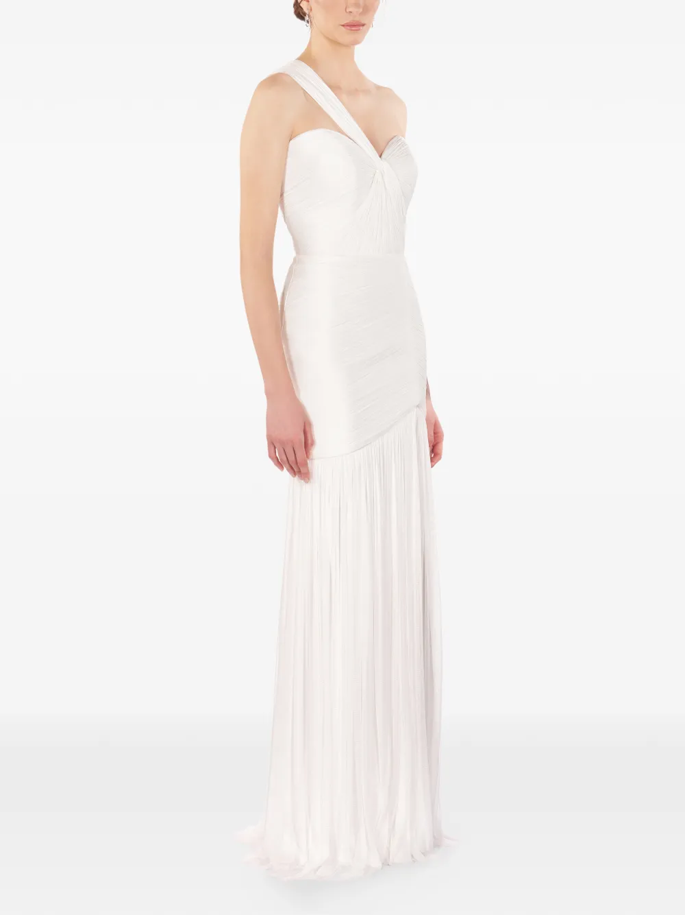 Imroska 19 Pleated Draped Maxi Dress