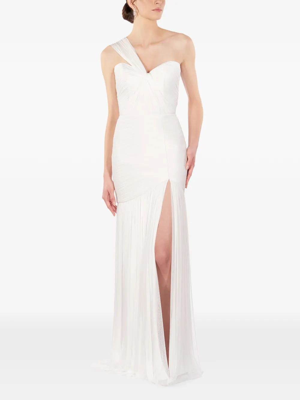 Imroska 19 Pleated Draped Maxi Dress