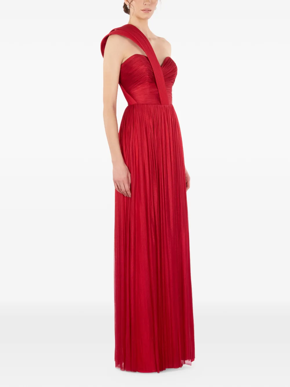  Imroska Imroska 21 One-shoulder Maxi Dress - Red 